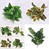 Plant Wall Fake Greenery With Assorted Leaf Varieties For Photography Sets And Home Interior