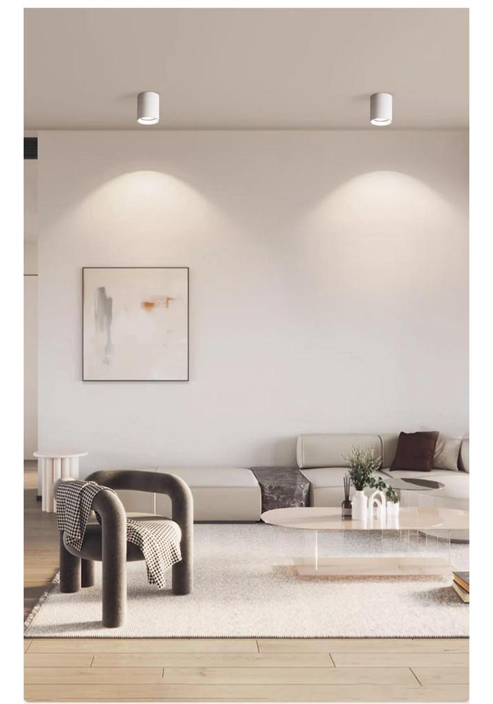 Adjustable LED Anti-Glare Folding Spotlights: Dimmable, Color-Changing, Ideal for Hallway and Wall Wash Background Lighting.