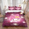 3pcs My Melody Bedding Set: Perfect for Bedroom or Guest Room. Soft and Comfortable with No Core Included Yy251009156