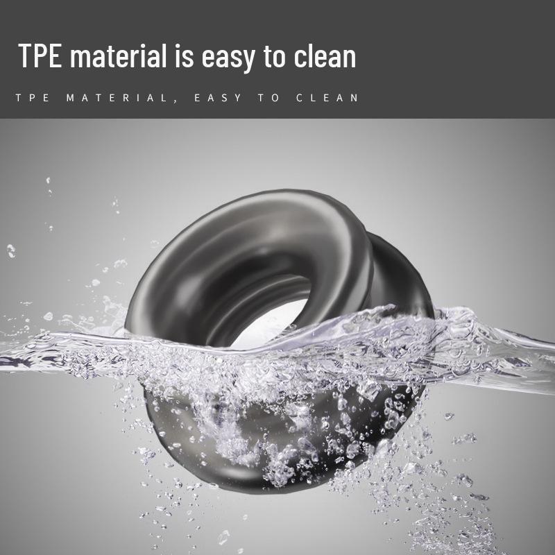 Exquisite Male Delay Ring: Enhancing Climax with 4-Way Binding for Couples