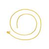 Elegant Sand Gold Clavicle Pendant Necklace for Women - High-End Imitation Gold Chain 
