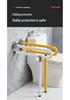 Stainless Steel Foldable Bathroom Grab Bar for Elderly & Disabled