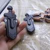 EDC Mini Fingertip Push Card Sword Toy Magnetic Element Pendant Stress Relief Adult Gift Portable Fingertip Game