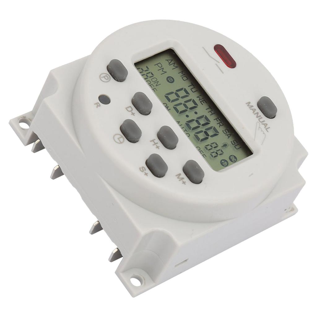 Temporizator programabil tip mic cu afișaj digital 7 zile 1s~168h 5VA(5V DC)
