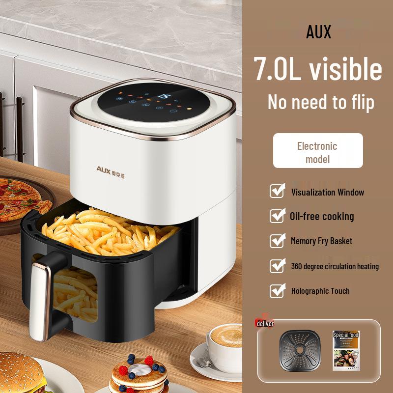 AUX 2024 Smart Visuell Multifunktionaler Ölfreier Heißluftfritteusenofen