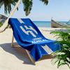 Al-Hilal Saudi Football Club Print Beach Towel, Large Soft Quick Dry Towel for Beach Camping Swimming