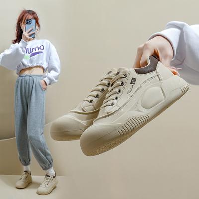 White Shoes for Women  Spring New Student Korean Style Ins Fashionable All-Matching Platform Shoes Spring and Autumn Casual Shoes H109