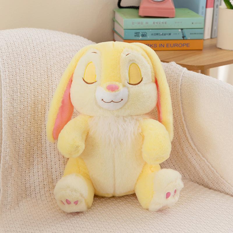 

Плюшевая игрушка Длинные уши Спящий кролик Подушка Кукла Прелесть Удобная и мягкая 35cm/13.78in жёлтый