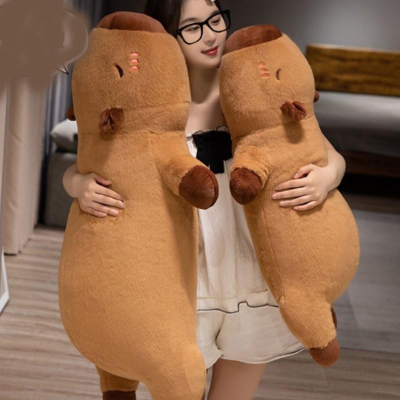 Adorable Capybara Plush Doll Soft Toy Cozy Pillow For Relaxing Comfort At Home