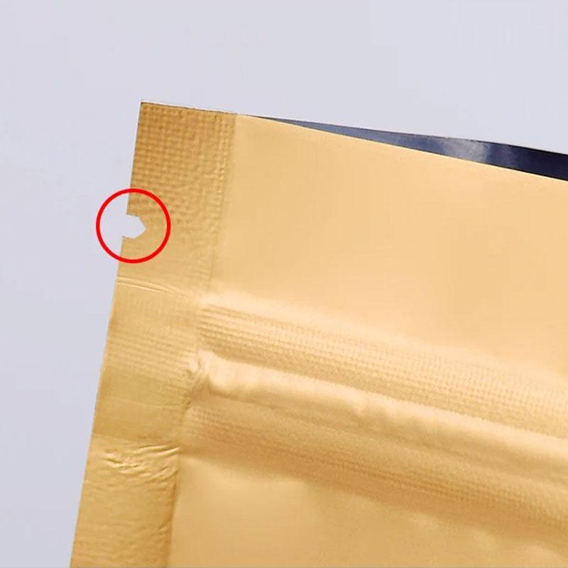 100 st Färgade Självbärande Självtätande Påsar Aluminiumfolie Förseglad Kex Blomma Te Förseglad Ficka Godis Ansiktsmask Gåva Fönsterpåsar