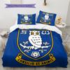 Biancheria da letto con motivo Sheffield Wednesday FC Decorazione per la casa Regalo di compleanno e festa (1 * copripiumino + 2 * federa, senza nucleo)