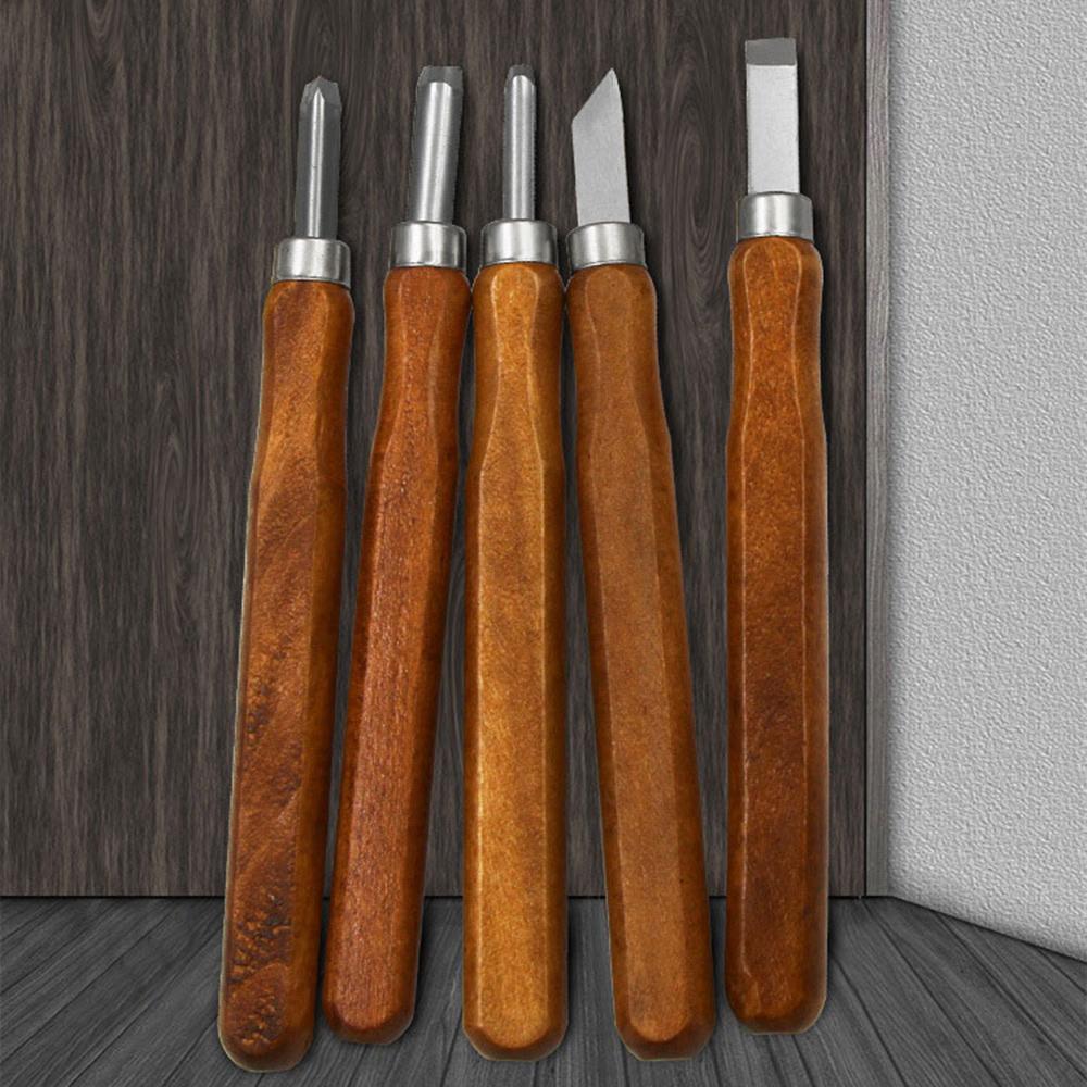 New 5pcs Carving Chisel Set Carving Chisel Manganese Steel Carpenter Wood Carving Gouge Chisels Tool Professional Wood Carving Chisel Hand Tool