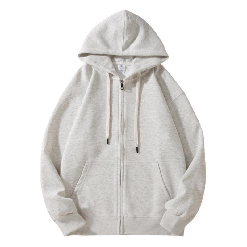 Autumn and Winter Jacket Zipper Hooded Sweater Women's Casual Cardigan Loose Top