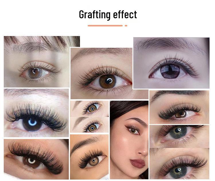 16-Row Matte Round Mink Velvet Manga Style Eyelashes - Natural, Comfortable, Dense, and Manually Bloomed.