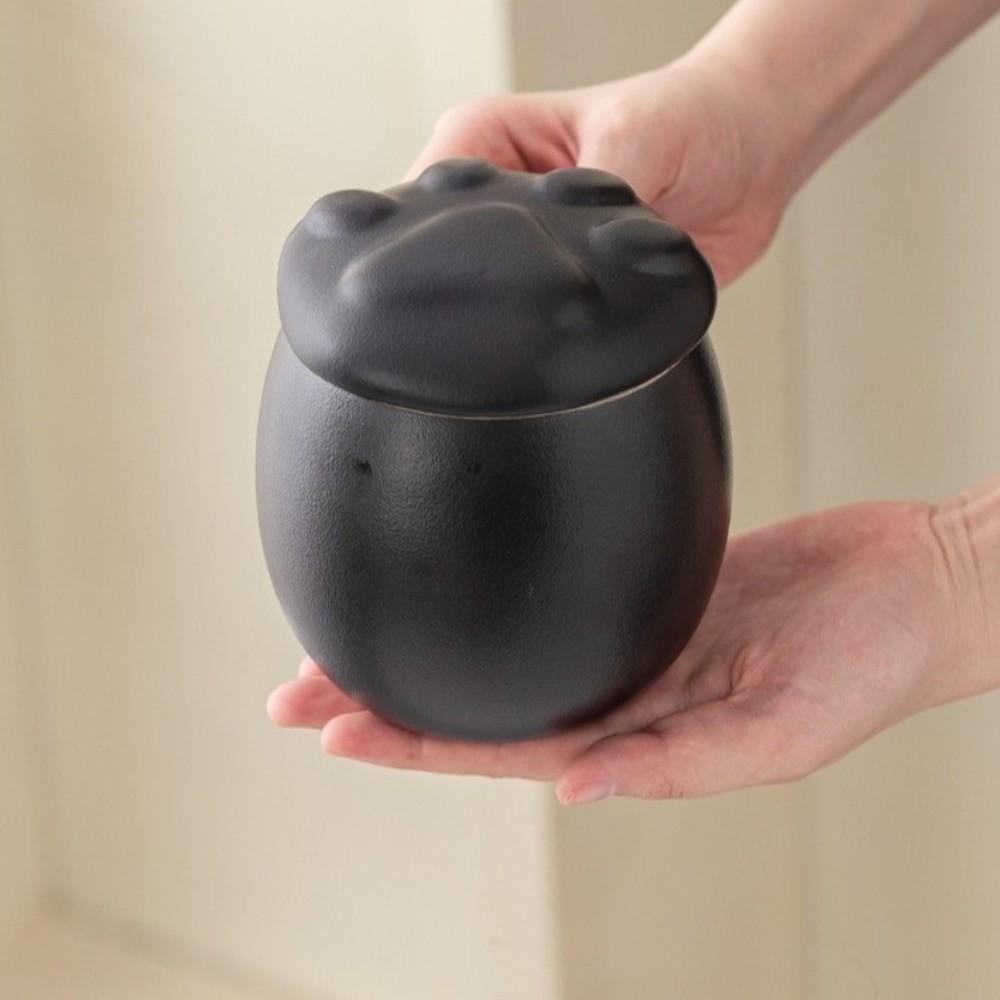 Cat Styling Ceramic Sealing Jar Cartoon Coffee Sealed Jars Cute Food Storage Container  Gifts