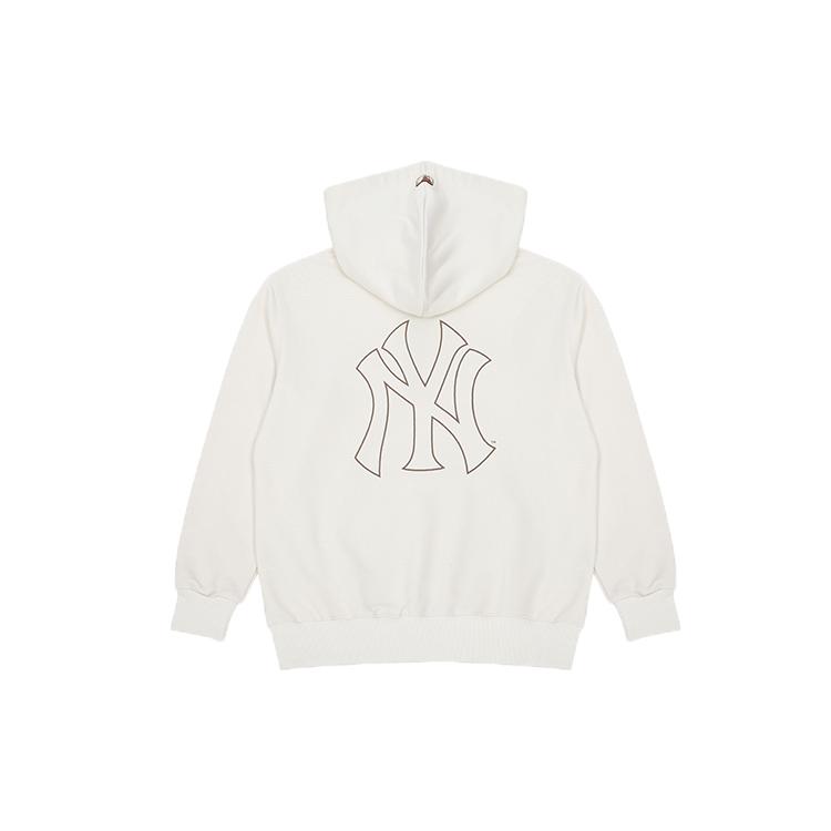 New MLB New York Yankees Sweatshirts Unisex White 3AHDB0214-50CRS