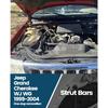 For Jeep Grand Cherokee WJ WG 1999-2004 2pcs Front Bonnet Hood Strut Lift Support Bars Gas Spring Dampers Rod 55136764AA