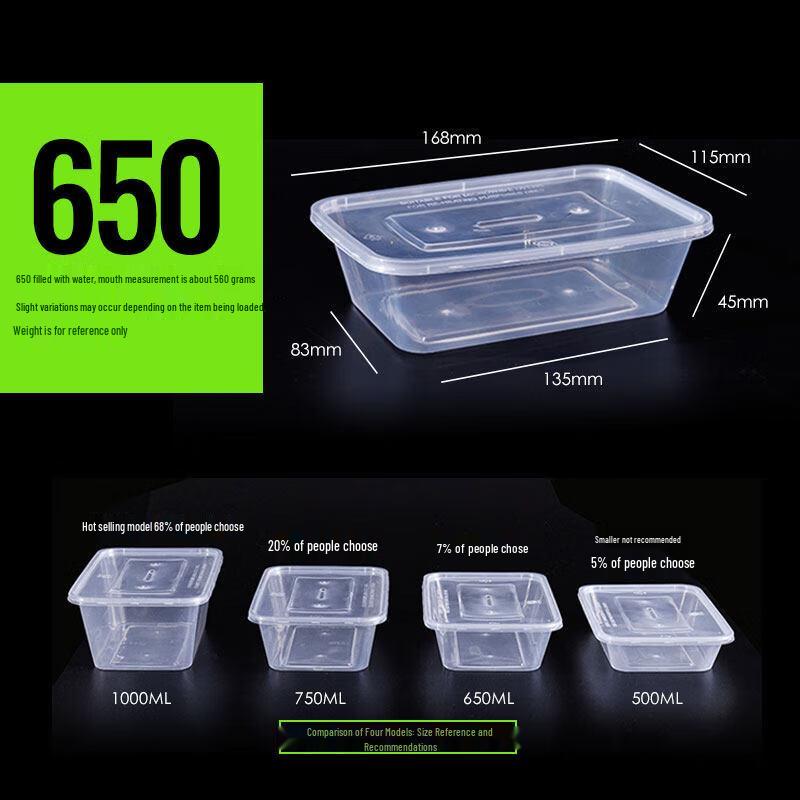 Microwaveable Plastic Food Storage Box