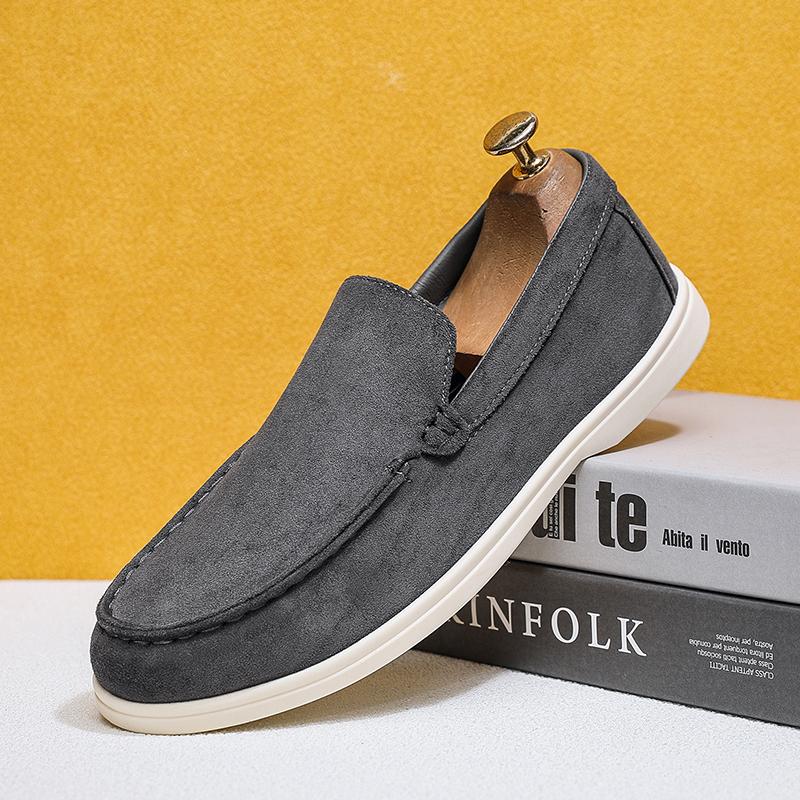 Casual Men Loafers Slip On Driving Shoes Soft Sole Fashion Lazy Peas Shoes Daily Walking Flats Male Footwear