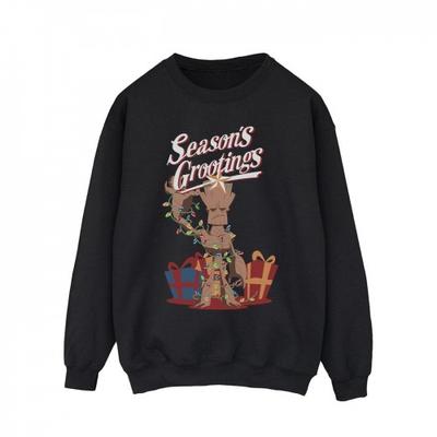 Mens Marvel Comics Groot SeasonÂ´s Grootings Sweatshirt