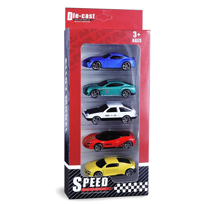 Children's Alloy Sliding Toy Sports Car Metal Model Cake Ornaments Decoration