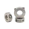 Fixation de collier de serrage cylindrique fendu pour arbre en acier inoxydable 304