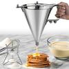 304 Stainless Steel Batter Dispense Octopus Balls Batter Baker Cooking Tool with Rack Cupcake Pancake Batter Maker Kitchen Tool