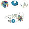 Chinese Traditional Lantern DIY Kit Paper Decorative Props Handmade Koi for Party