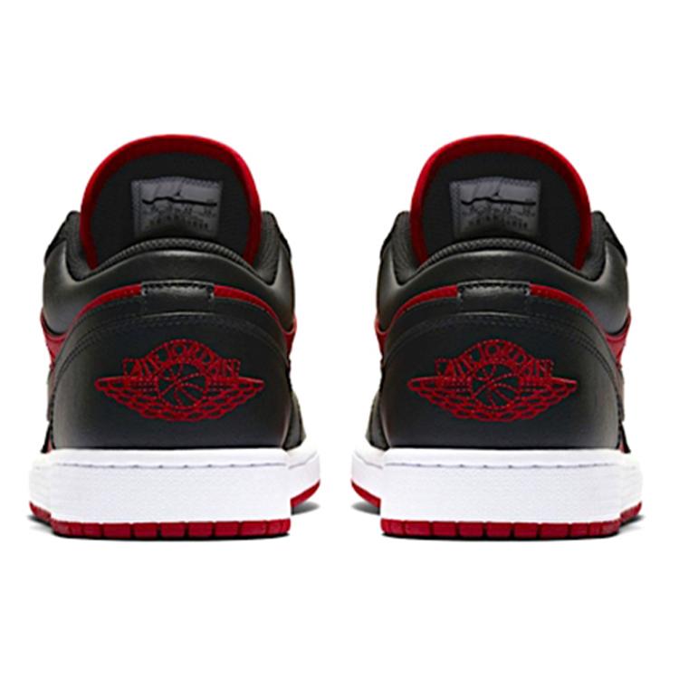 Jordan 1 Low Black Gym Red 553558-610