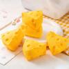 Soft Squeeze Toys Squishy Simulated Cheese Squeeze Toy Food Sensory Toy Soft Stress Relief Slow Rising Fidget Squeeze Toy