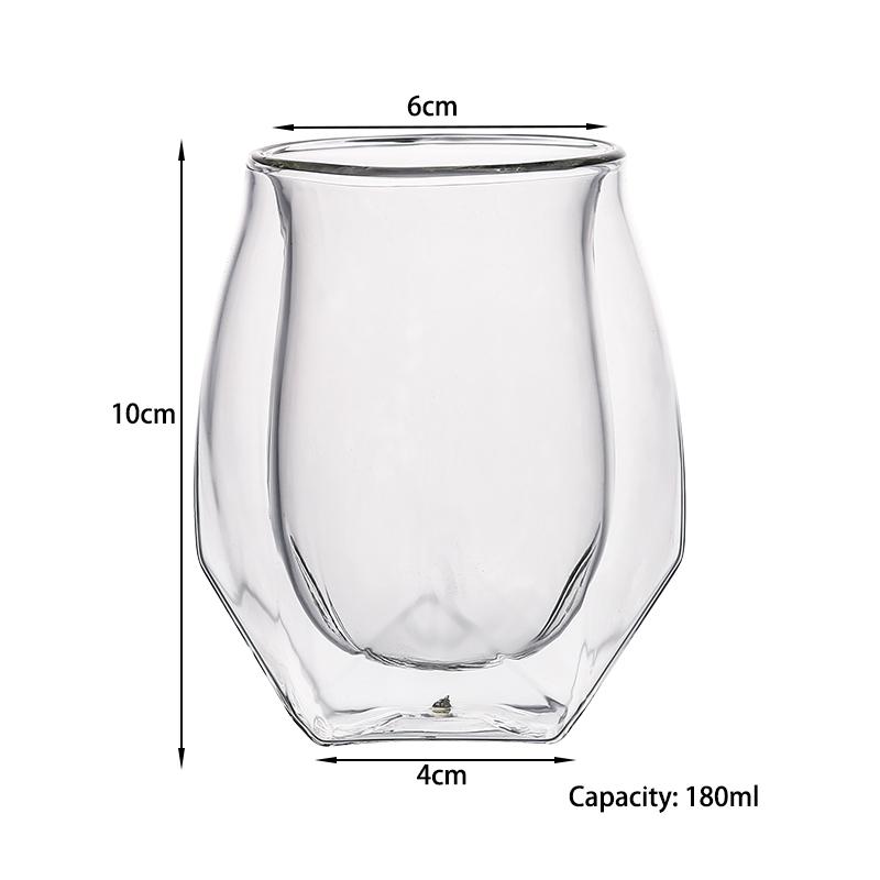 Creative Cocktail Glass - Mushroom/Swan/Heart/Octopus/Fish Design Cocktail Glass, Novelty Drink Cup for KTV Bar Night Party