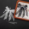 Korean-Style Fairy Lace Pearl Bow Keychain with Tassel