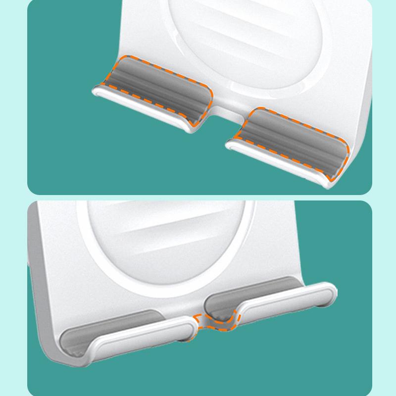 Wall Mount Cell Phone Holder Angle Adjustable Mobile Phone Stand For Bathroom Bedroom Kitchen Wall Sticker For Iphone Samsung