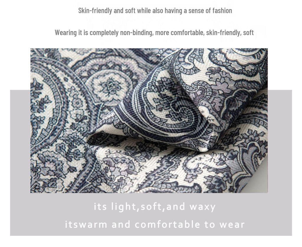 Autumn Elegant Double-Sided Wool Scarf & Shawl for Ladies