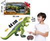 Dinozaur Rc Robot Led Muzyka Zdalnie Sterowany Interaktywny Chodzi Świeci