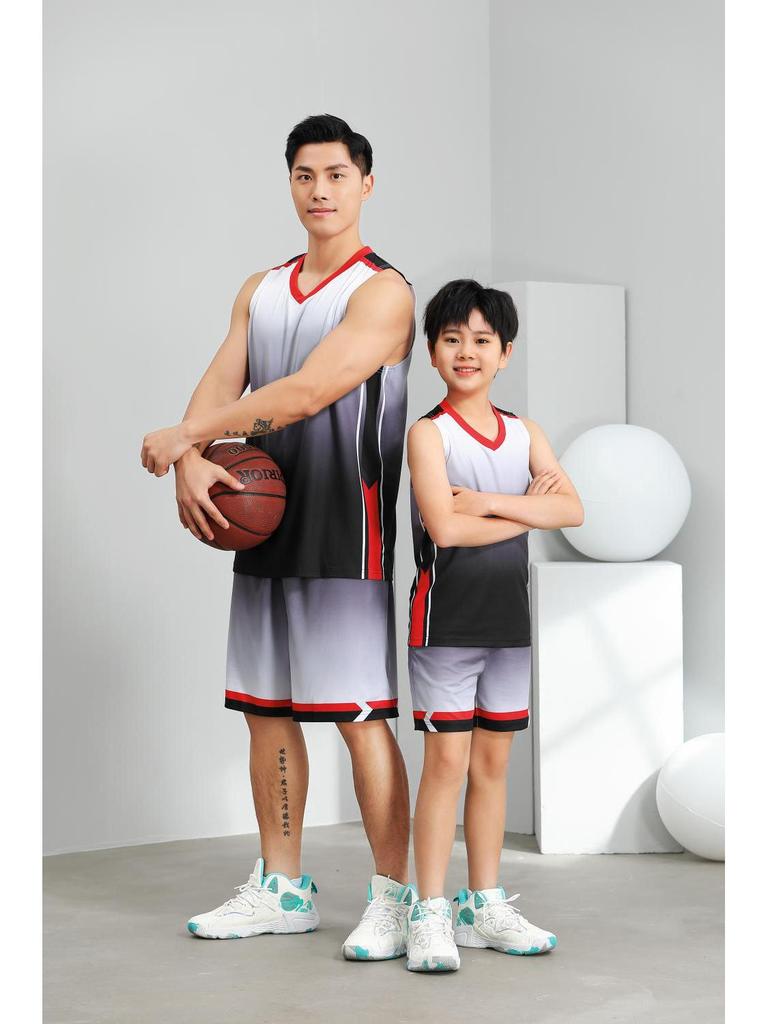 Customizable Men's and Women's Breathable Basketball Training Camp Jersey & Shorts Set