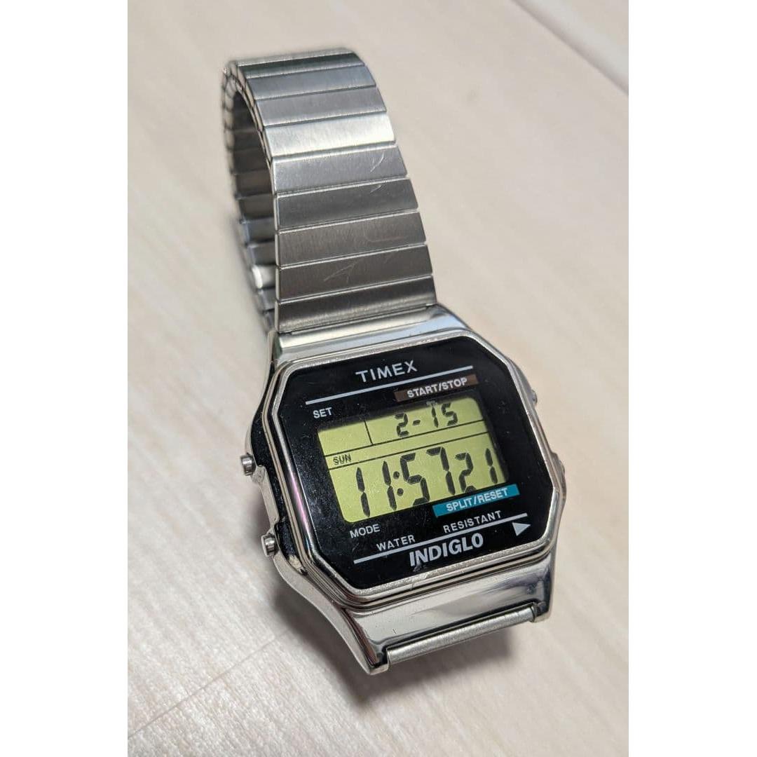 TIMEX Classic Digital INDIGLO Silver