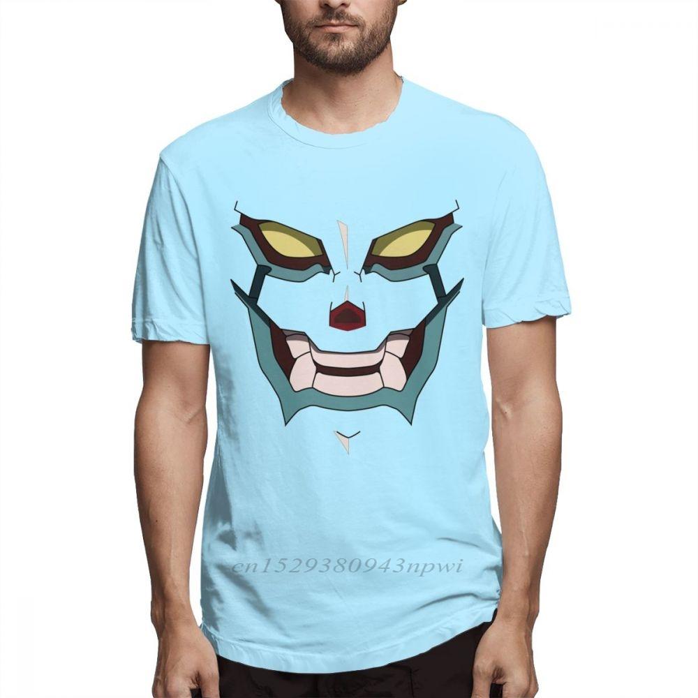 Novelty Tengen Toppa Gurren Lagann T Shirt Punk Rock Mens Tshirt Man Anime Cartoon 100 Cotton Plus Size TShirt