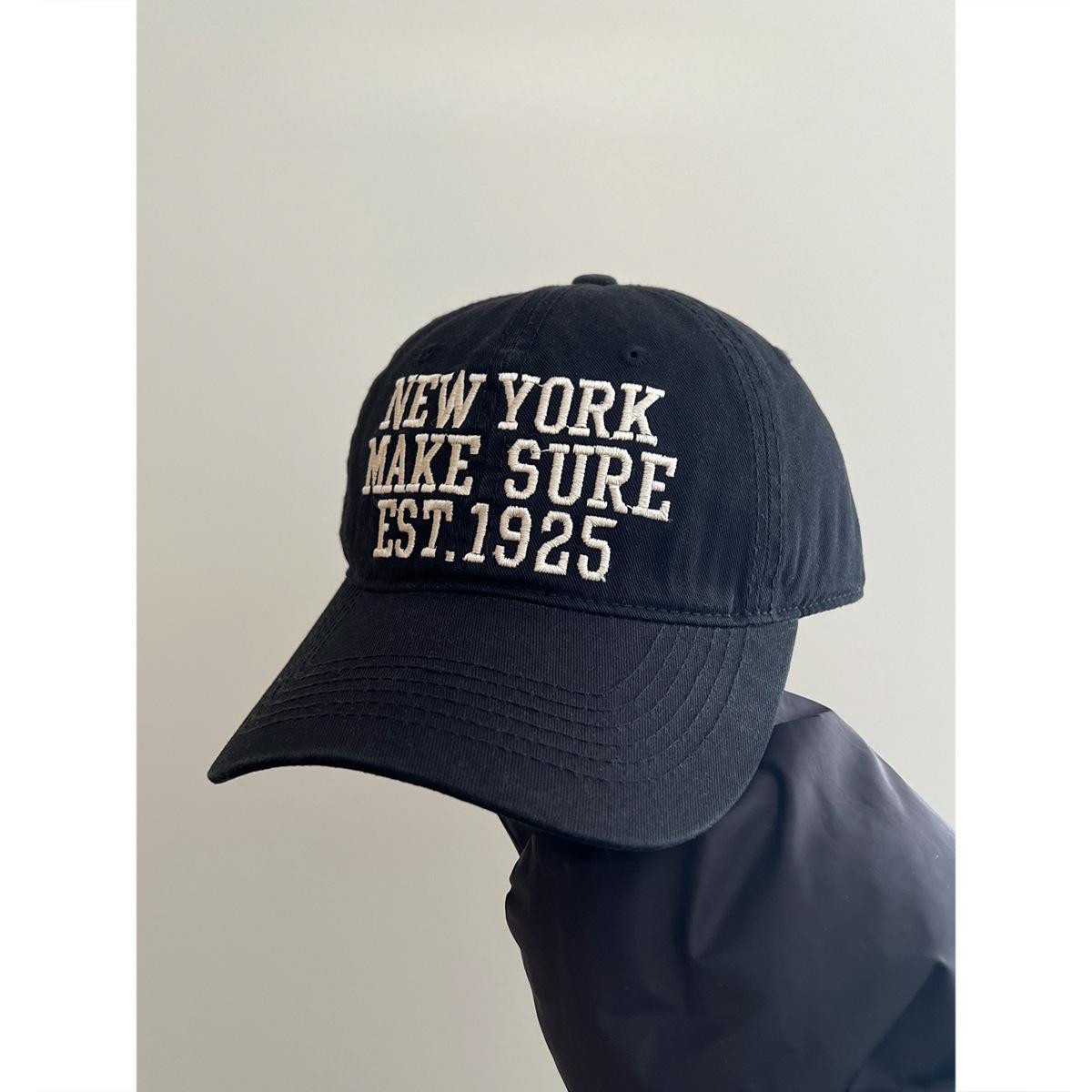 

Retro Plum Purple Baseball Hat Women Spring Versatile Street Letter Embroidered Baseball Cap Men Summer M（56-58cm）