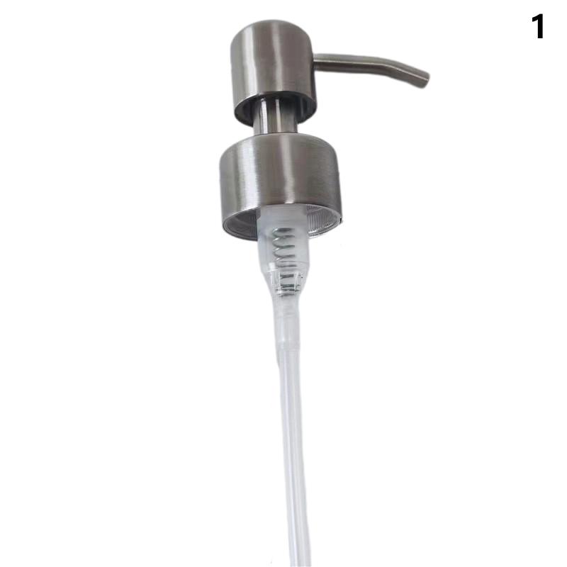 304 Stainless Steel Hand Liquid Soap Pump Dispenser Head Nozzle For Bathroom Kitchen Foam Soap Shampoo Dispenser Accessories