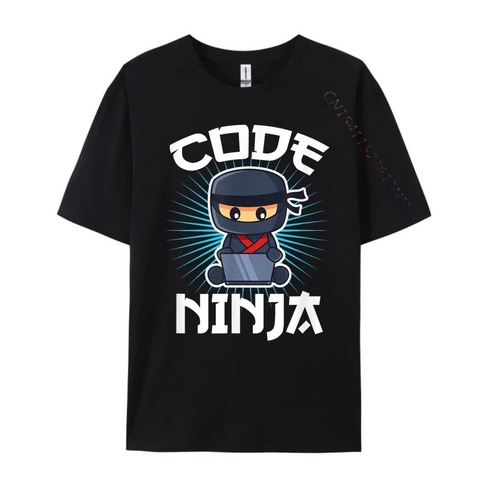 Code Ninja Programmer Coder Computer Programming Coding Luxury T Shirt Woman Mens TShirts Easter Sunday