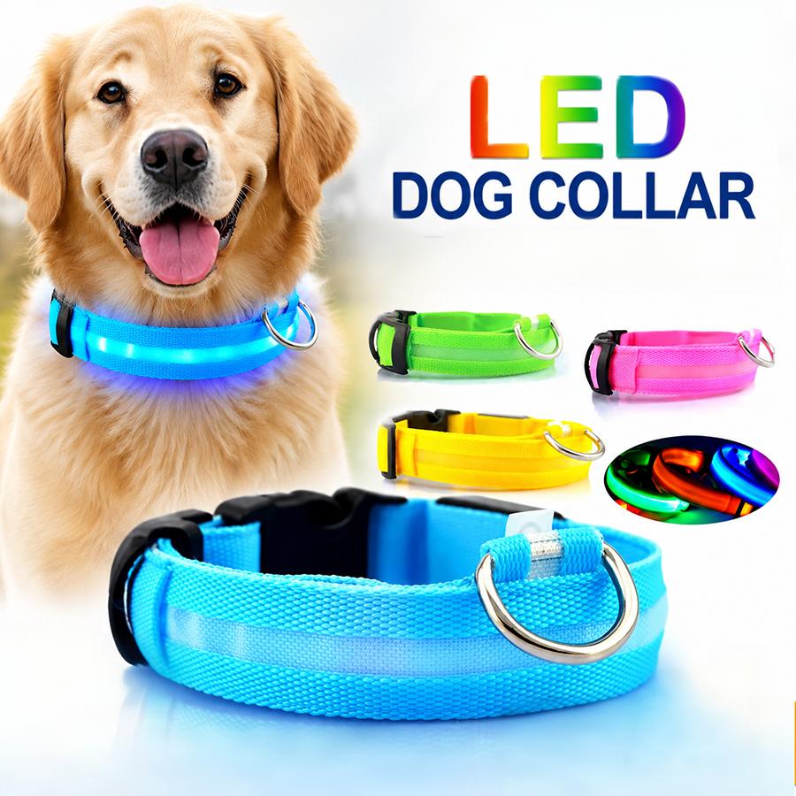 3 Modes Dog Luminous Charge Collar Led Usb Cat Dogs Collars Detachable Night Led Glow Dog Loss Prevention Collar Pet Accessories 3