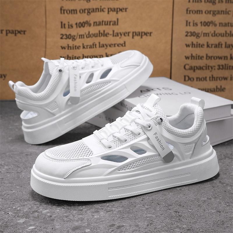 

Summer Casual Sports Shoes for Outerwear, 2025 New Model Youth Sports Mesh Shoes, Breathable Open-weave Front-top Beach Shoes 44 белый