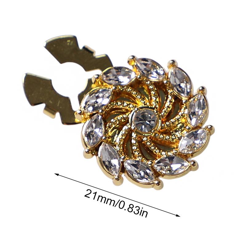 1PC Luxury Fashion Clothing Closures Alloy Swan Rhinestone Button Originality Swan Rhinestone Button Set Alloy Button