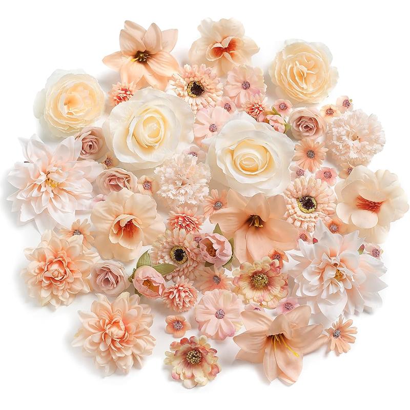 60Pcs Bulk Purple Mini Silk Artificial Daisy Rose Artificial Flower for Graduation Hat DIY Cake Wedding Party Home Decoration 60Pcs