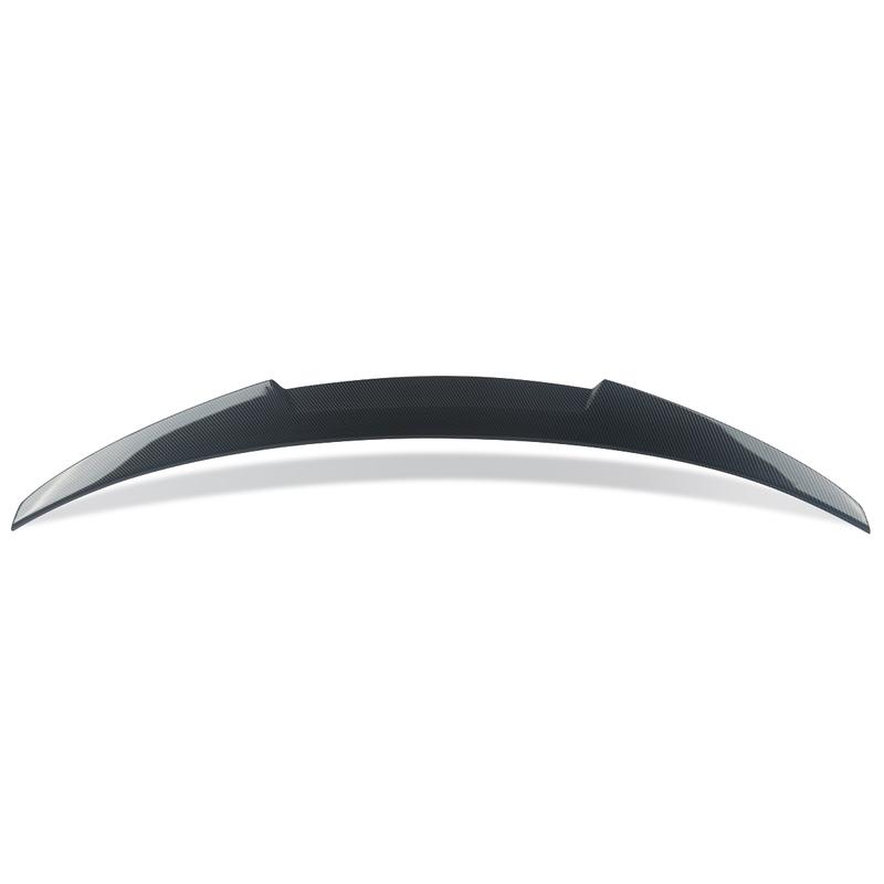 M4 Style Carbon Fiber Look Rear Trunk Spoiler For BMW 4 Series F33 Convertible 2014-2020 ABS Plastic Rear Tail Spoiler Wings