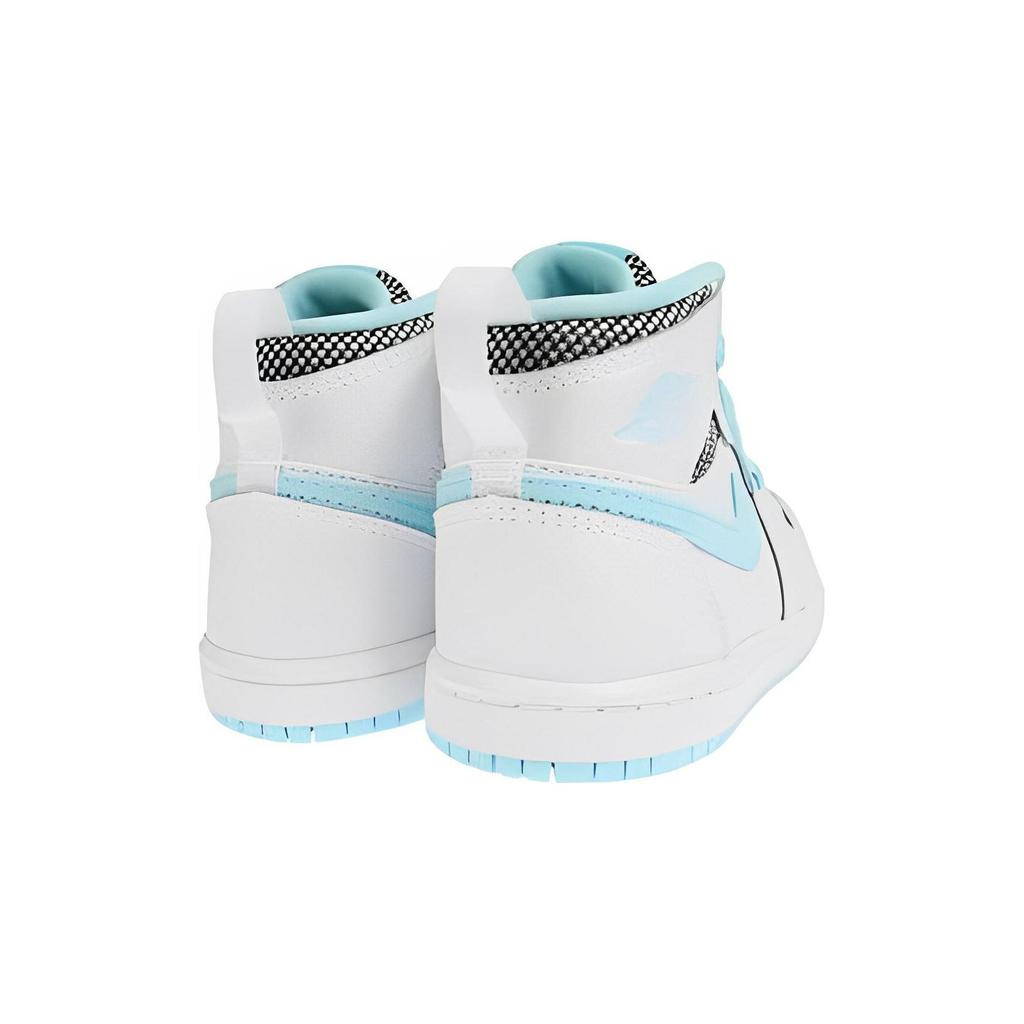 Jordan Air  1 Retro High Comfortable Versatile High-Top Walking Shoes Baby Sneaker White 705324-106