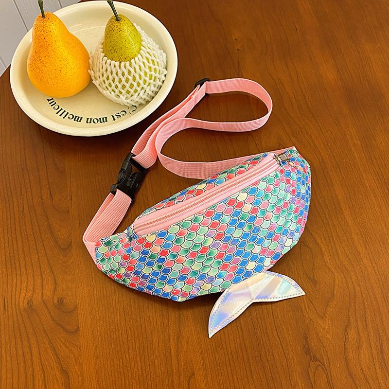 Children Mermaid Cute Fashion Shoulder Crossbody Bag Outdoor Leisure Travel Gift