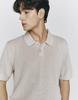 CONCEPTS1ONE Textured Short Sleeve Polo Knit Sweater 10055532/055532 [4Color]