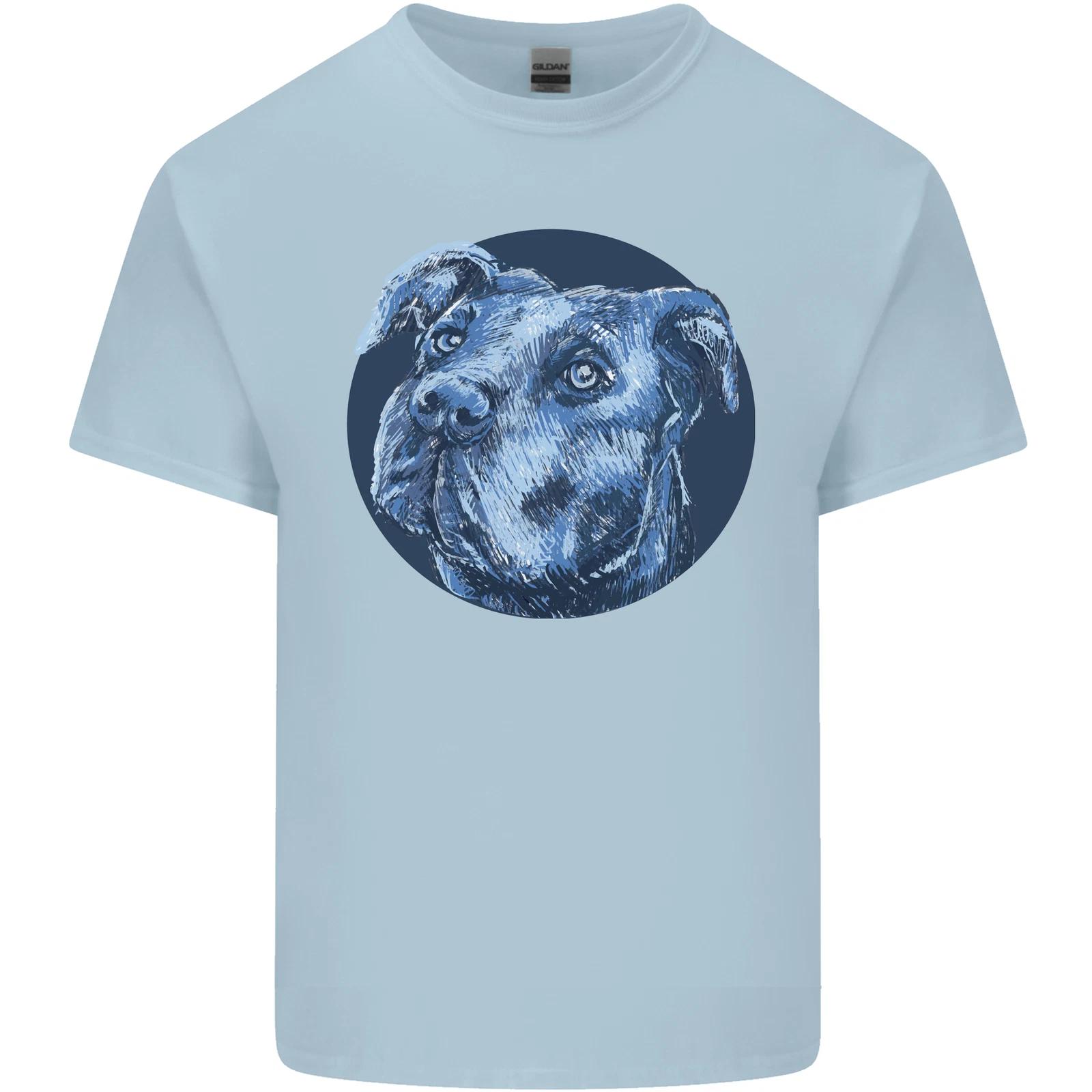 Pitbull Dog Portrait Kids T-Shirt Childrens 4XL